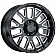 Black Rhino Wheel Pismo - 20 x 9.5 Black With Natural Accents - 2095PIS-85127B71
