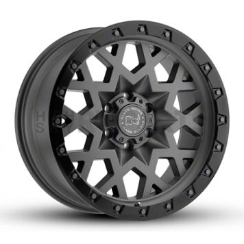 Black Rhino Wheel Sprocket - 20 x 9.5 Gun Metal With Black Lip - 2095SPK066140G12