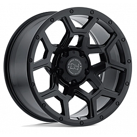 Black Rhino Wheel Overland - 20 x 9.5 Black - 2095VRL066135M87