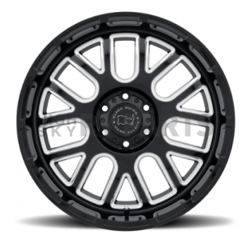 Black Rhino Wheel Pismo - 22 x 12 Black With Natural Accents - 2212PIS-46140B12-2