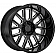 Black Rhino Wheel Pismo - 22 x 12 Black With Natural Accents - 2212PIS-46140B12