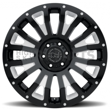 Black Rhino Wheel Pinatubo - 22 x 12 Black With Natural Accents - 2212PNT-46140B12-1