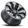 Black Rhino Wheel Pinatubo - 22 x 12 Black With Natural Accents - 2212PNT-46140B12