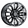 Black Rhino Wheel Pinatubo - 22 x 12 Black With Natural Accents - 2212PNT-46140B12