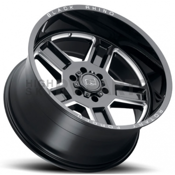 Black Rhino Wheel Canon - 22 x 11.5 Black With Natural Accents - 2215CAN-46140B12-1