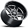 Black Rhino Wheel Canon - 22 x 11.5 Black With Natural Accents - 2215CAN-46140B12