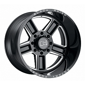 Black Rhino Wheel Canon - 22 x 11.5 Black With Natural Accents - 2215CAN-46140B12