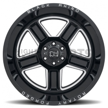 Black Rhino Wheel Canon - 22 x 11.5 Black With Natural Accents - 2215CAN-46140B12-2