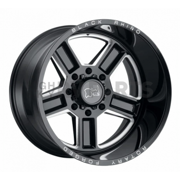 Black Rhino Wheel Canon - 22 x 11.5 Black With Natural Accents - 2215CAN-46140B12