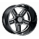 Black Rhino Wheel Canon - 22 x 11.5 Black With Natural Accents - 2215CAN-46140B12