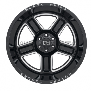 Black Rhino Wheel Canon - 22 x 14 Black With Natural Accents - 2214CAN-66140B12-2