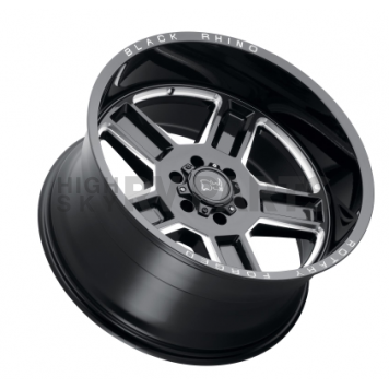 Black Rhino Wheel Canon - 22 x 14 Black With Natural Accents - 2214CAN-66140B12-1