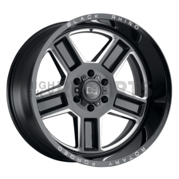 Black Rhino Wheel Canon - 22 x 14 Black With Natural Accents - 2214CAN-66140B12