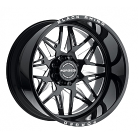 Black Rhino Wheel Twister - 22 x 14 Black With Natural Accents - 2214TWS-66140B12L