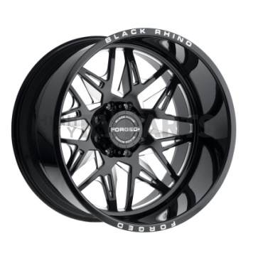 Black Rhino Wheel Twister - 22 x 14 Black With Natural Accents - 2214TWS-66140B12L