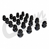 Crown Automotive Wheel Lug Nut Kit - 4006956BLKK