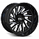 CALI Off-Road Wheel 9114 Purge - 22 x 12 Black With Natural Accents - 9114-22236BM