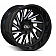 CALI Off-Road Wheel 9114 Purge - 20 x 12 Black With Natural Accents - 9114-2236BM