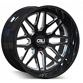 CALI Off-Road Wheel 9115 Invader - 26 x 14&nbsp;Black With Natural Accents - 9115-26436BM
