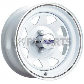 Cragar Wheel Nomad I 310 - 16 x 8&nbsp;White With Red And Blue Stripes - 1627152564B