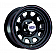 Cragar Wheel Black D Window 342 - 16 x 8 Black With Red And Blue Stripes - 1627605565B