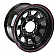 Cragar Wheel Black D Window 342 - 16 x 8 Black With Red And Blue Stripes - 1627605565B
