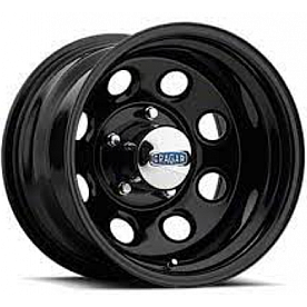 Cragar Wheel 397 Soft 8 - 17 x 8&nbsp;Black - 1729419014B