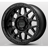 KMC Wheel 18 Diameter 0 Offset Aluminum Black Single