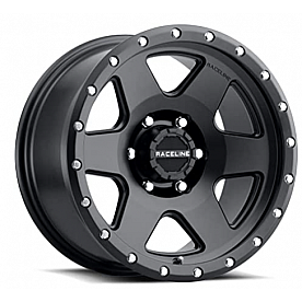 RaceLine Wheel 18 Diameter -12 Offset Aluminum Black Single