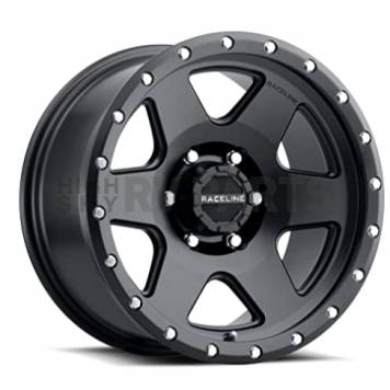RaceLine Wheel 18 Diameter -12 Offset Aluminum Black Single