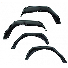 Rugged Fender Flare - Black Steel Set Of 4 - 1161573