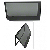 CRL 2007+ OEM Design 'All-Glass' Look Fixed Egress Window for Sprinter Van