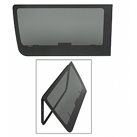 CRL 2007+ OEM Design 'All-Glass' Look Fixed Egress Window for Sprinter Van