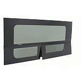 CRL 2014+ OEM Design 'All-Glass' Look Ram ProMaster Drivers Side Front T-Vent Window 136” & 159” Wheelbase Only