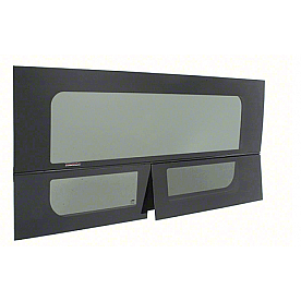 CRL 2014+ OEM Design 'All-Glass' Look Ram ProMaster Drivers Side Front T-Vent Window 136” & 159” Wheelbase Only