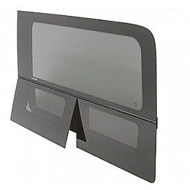 CRL 2007+ OEM Design 'All-Glass' Look Sprinter Van Dual-Vent Drivers Side Rear Quarter Panel Window