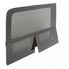 CRL 2007+ OEM Design 'All-Glass' Look Sprinter Van Dual-Vent Passenger Side Rear Quarter Panel Window 