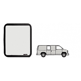 CRL Fixed 40% Window - Sliding Door 1997+ Chevy/GMC Vans 