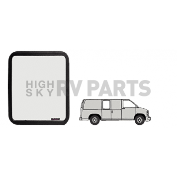 CRL Fixed 40% Window - Sliding Door 1997+ Chevy/GMC Vans 