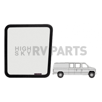 CRL Fixed 60% Window - Side Hinged Door 1992+ Ford Vans