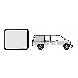 CRL Fixed 60% Window - Side Hinged Door 1997+ Chevy/GMC Vans 
