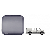 CRL Fixed 'All-Glass' Look 40% Window - Side Hinged and Sliding Door for 1997+ Chevy/GMC Vans
