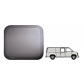 CRL Fixed 'All-Glass' Look 60% Window - Side Hinged Door 1997+ Chevy/GMC Vans 