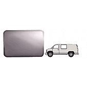 CRL Fixed 'All-Glass' Look Window - Drivers Side Forward 1997+ Chevy/GMC Vans 