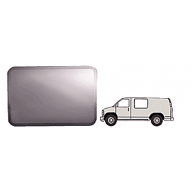 CRL Fixed 'All-Glass' Look Window - Drivers Side Forward 1997+ Chevy/GMC Vans 