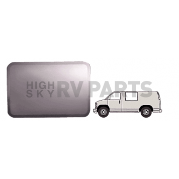 CRL Fixed 'All-Glass' Look Window - Drivers Side Forward 1997+ Chevy/GMC Vans 