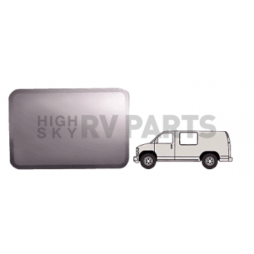 CRL Fixed 'All-Glass' Look Window - Drivers Side Forward Universal 