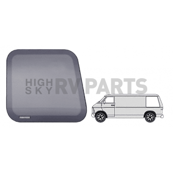 CRL Fixed 'All-Glass' Look Window - Drivers Side Rear 1978 - 2003 Dodge Van 