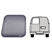  CRL Fixed 'All-Glass' Look Window for Left Rear Door - 1997+ Chevy/GMC Vans 
