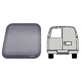  CRL Fixed 'All-Glass' Look Window for Left Rear Door - 1997+ Chevy/GMC Vans 